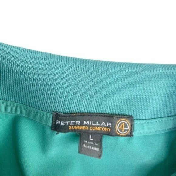 Peter Millar Summer Comfort Short Sleeve Polo in Seafoam Green - Picture 3 of 5